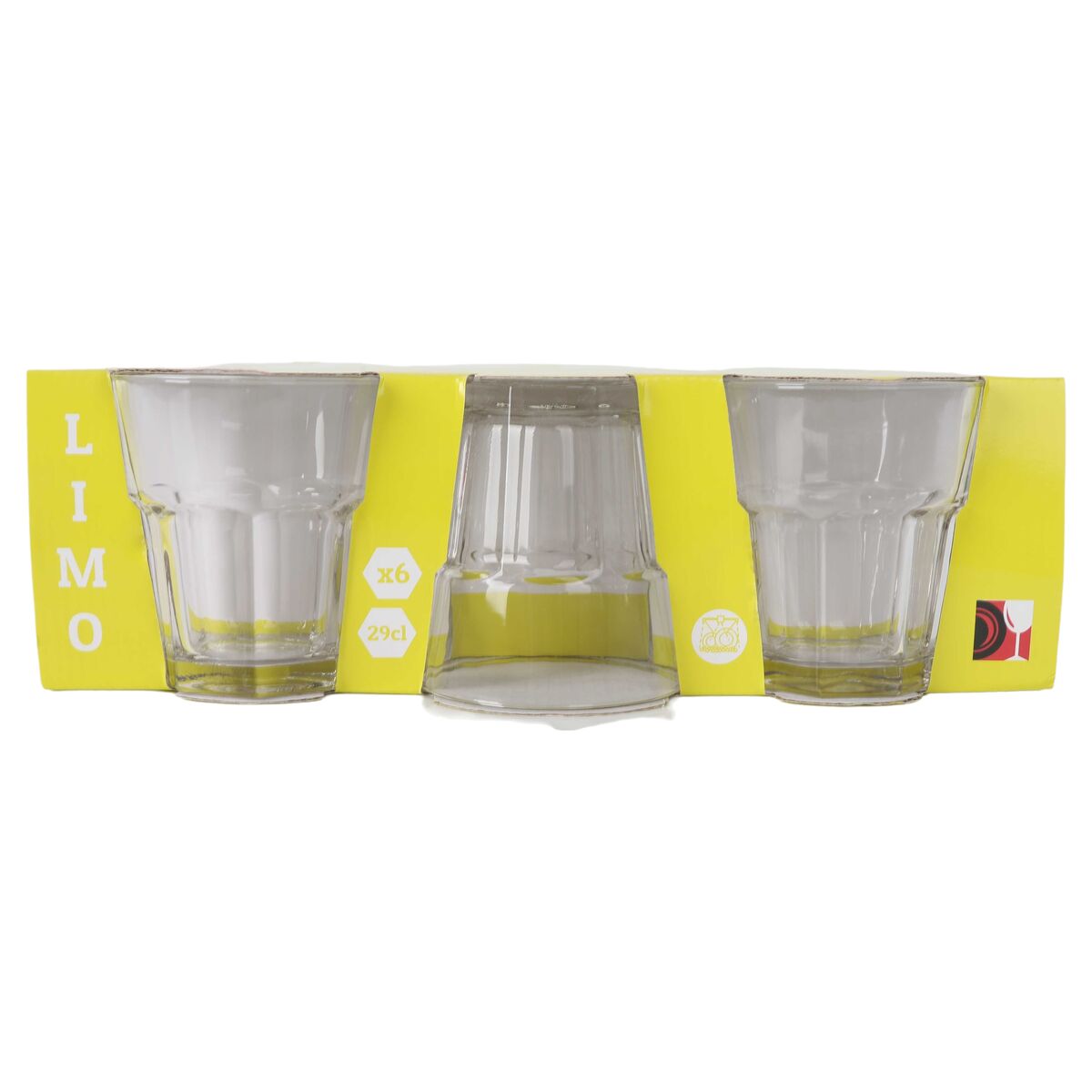 Set de pahare Inde Limo 290 ml 6 Piese (4 Unități)